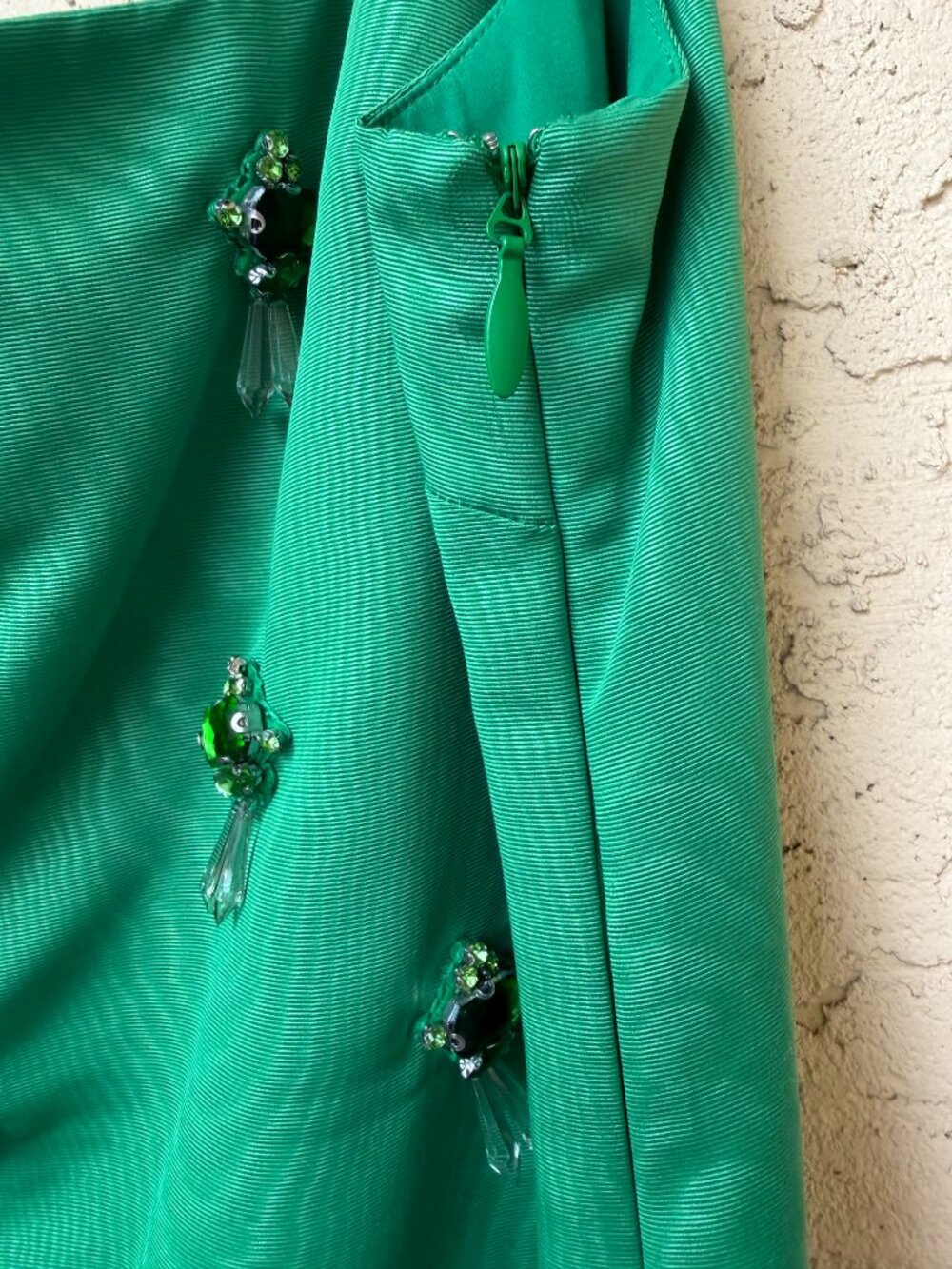 NWT Antonio Melani × The Nat Note Leonor Moire Jewel Detail Sheath Dress - Picture 6 of 9